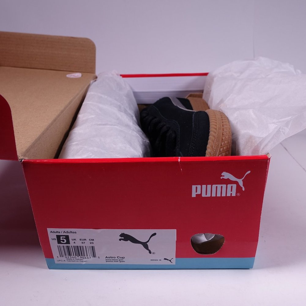 PUMA Astro Cup Sneakers 364423-18 Black/Gum - Picture 6 of 8
